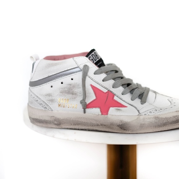 Golden Goose Deluxe Brand Mid Star Sneakers - Picture 2 of 3